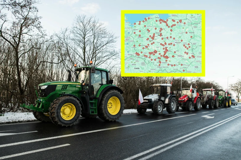 Rolnicy wyjadą na drogi w całej Polsce. Gdzie będą blokady?