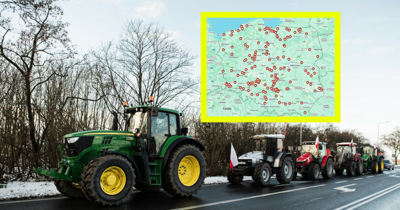 Rolnicy wyjadą na drogi w całej Polsce. Gdzie będą blokady?