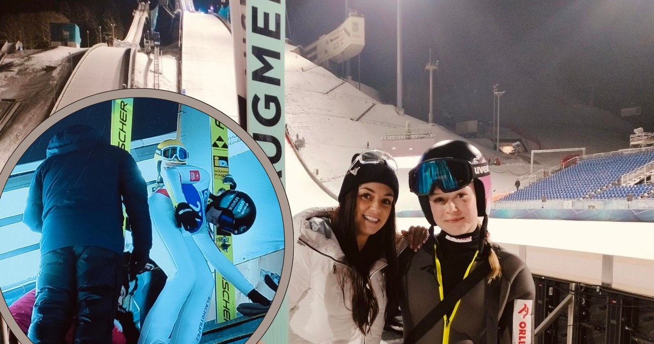 Sceny na skoczni w Garmisch-Partenkirchen. Polka w centrum uwagi