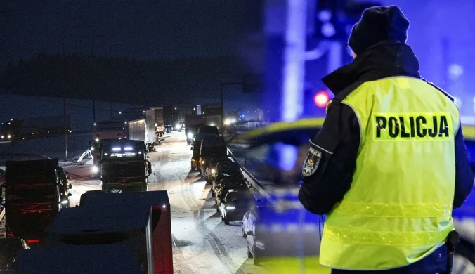 Paraliż drogi do Warszawy, podjęto niecodzienną decyzję. "Korytarz dla aut"