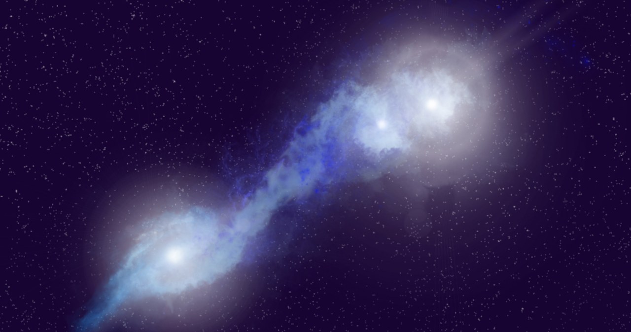 Kosmiczna katastrofa. Odkryto ogromne czarne dziury na kursie kolizyjnym