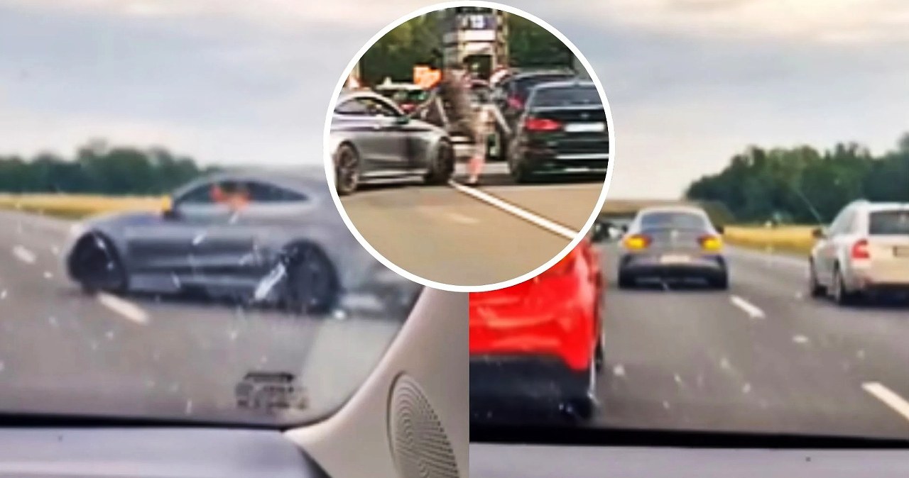 Blokował ruch na A4, kładł się na asfalcie. Nie poniesie konsekwencji