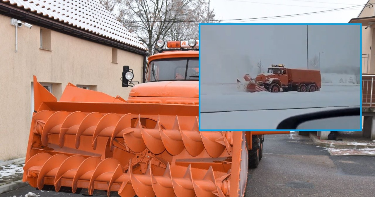 Zaspy na S7. Do akcji rzucono maszyny sprzed pół wieku