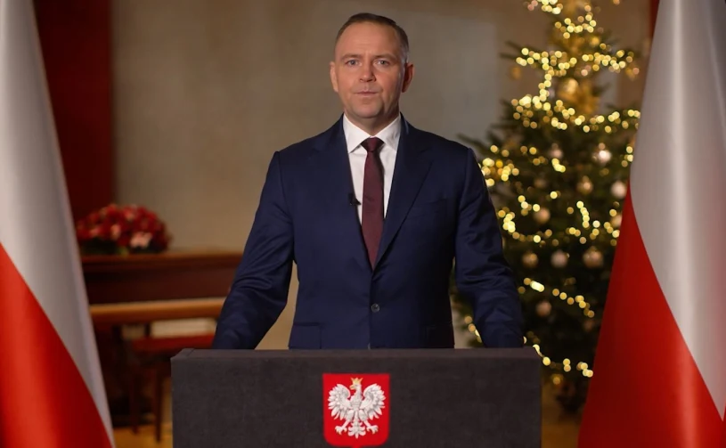 "Kierunek na nowy rok". Pierwsze noworoczne orędzie Karola Nawrockiego