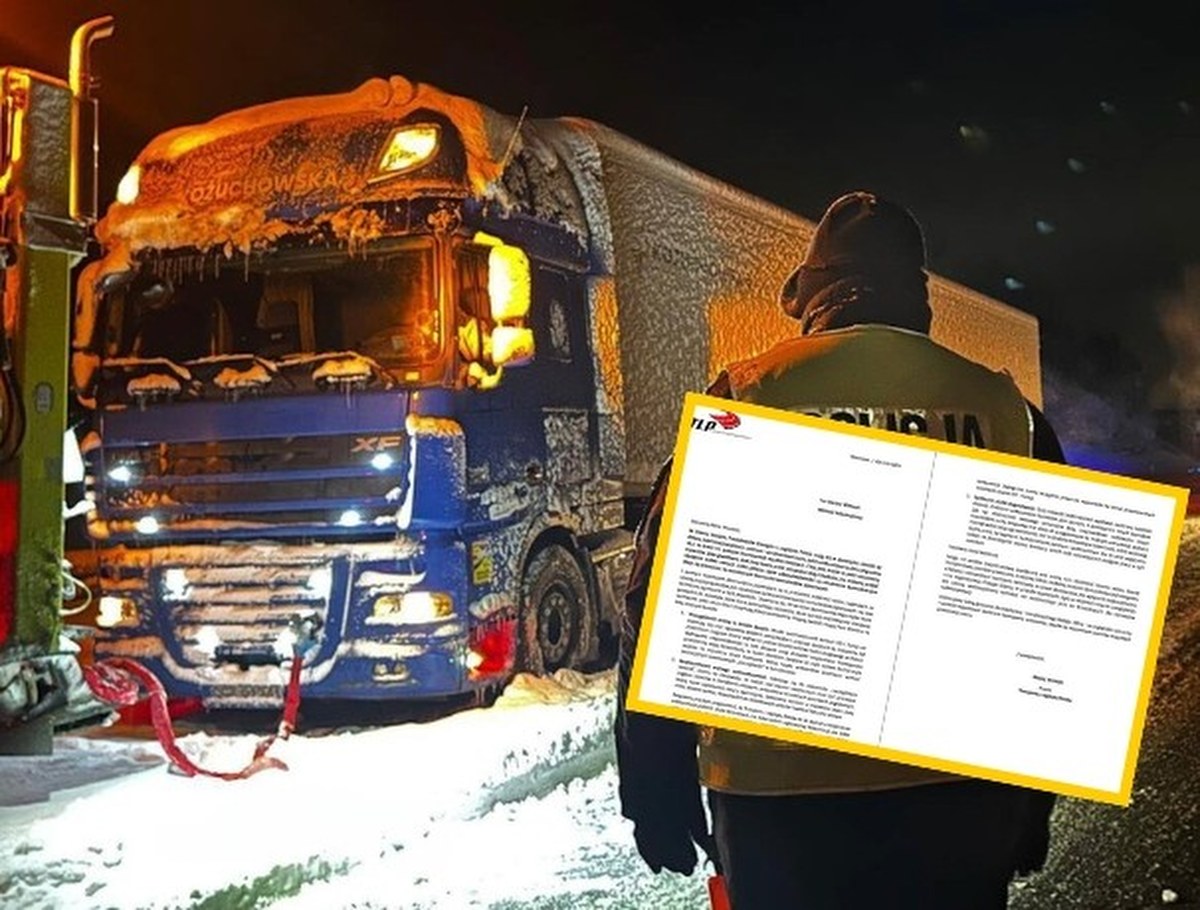 List przewoźników w sprawie paraliżu na S7. "Narracja rządu krzywdząca dla kierowców"