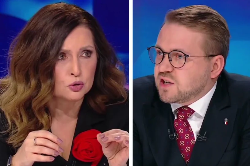 Awantura w programie Polsat News. Dziennikarka do posła: Jest pan chamski