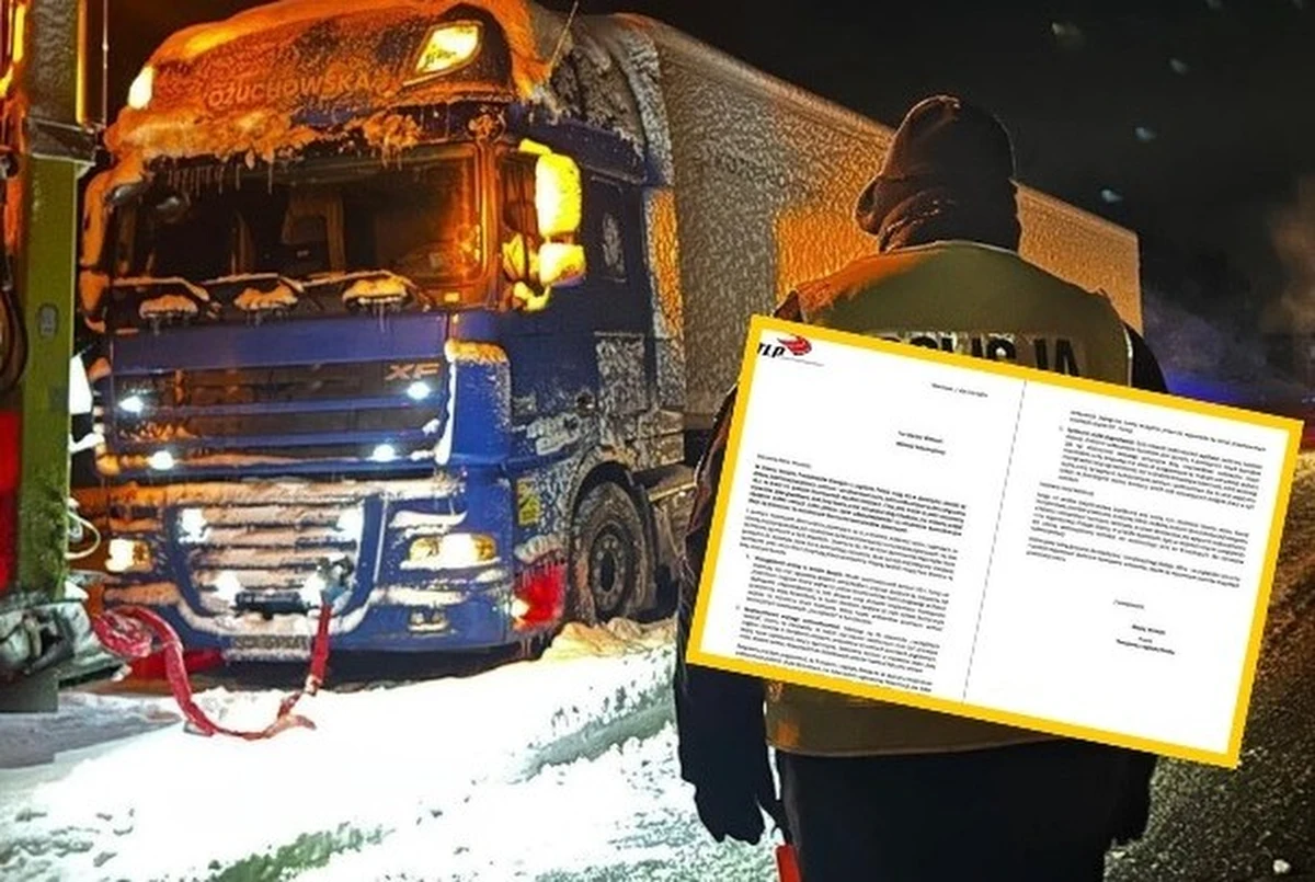 Przewoźnicy odpierają zarzuty po paraliżu na drodze ekspresowej S7. Dziennikarz RMF FM dotarł do listu, który organizacje zrzeszające firmy transportowe wyślą dzisiaj do Ministerstwa Infrastruktury. Chodzi o ogromne korki, w których setki kierowców utknęło w czasie wtorkowej śnieżycy na wysokości Ostródy (woj. warmińsko-mazurskie). Szef MSWiA Marcin Kierwiński uważa, że jedną z przyczyn mógł być brak odpowiednich opon w ciężarówkach i zapowiedział kontrole.