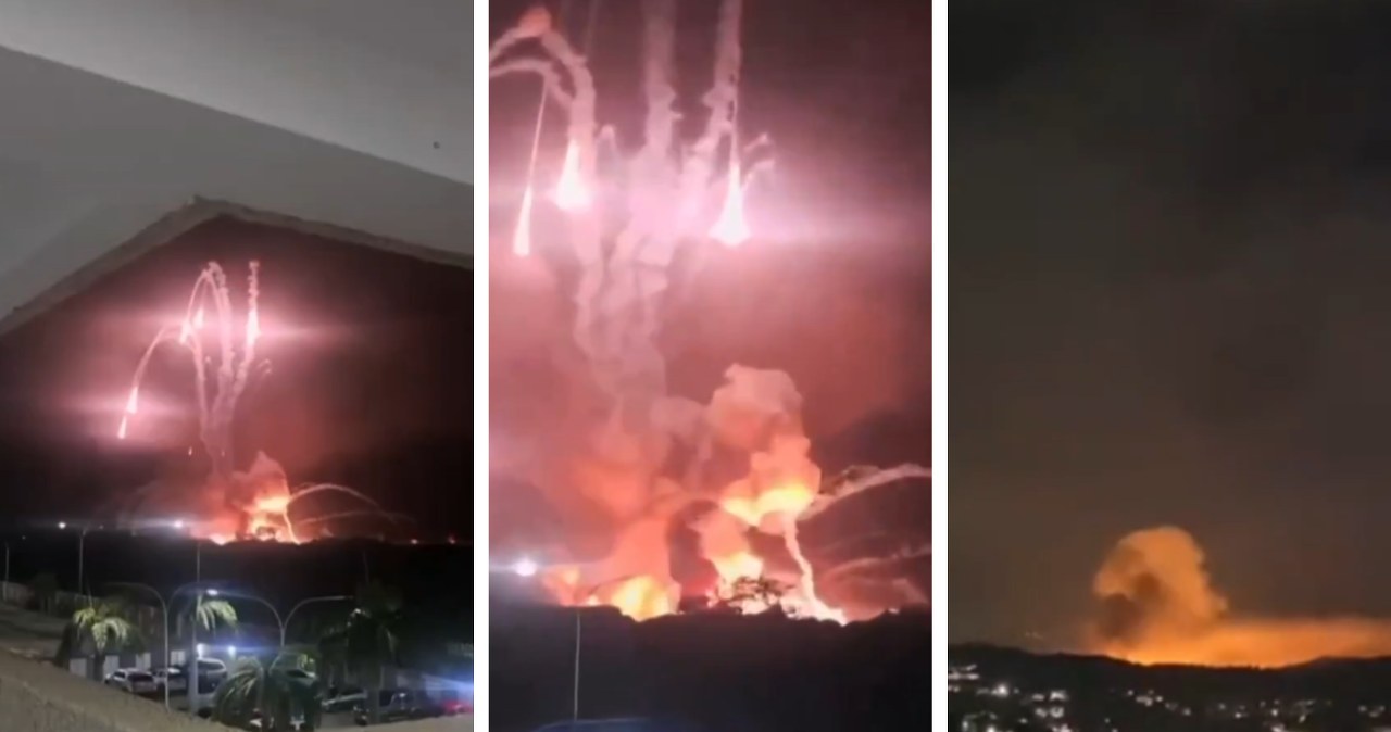 Relacja świadka ataku USA na Wenezuelę. "Niebo nagle zrobiło się czerwone"