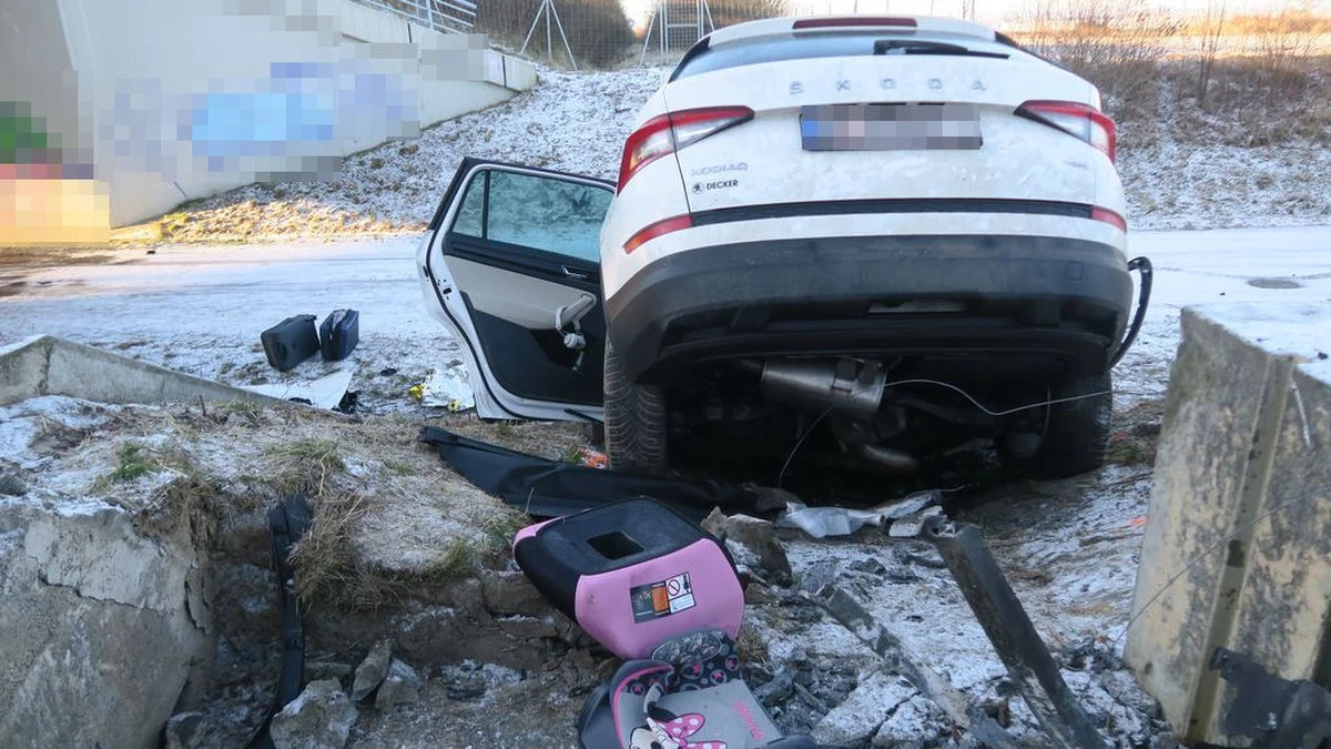 Kilka godzin czekała na ratunek czteroosobowa rodzina, której samochód wpadł do rowu na autostradzie D35 koło Ołomuńca w Czechach. Świadkowie zgłosili wypadek prawdopodobnie dopiero po niemal siedmiu godzinach od zdarzenia. Według portalu novinky.cz, była to polska rodzina. Wszyscy trafili do szpitala.