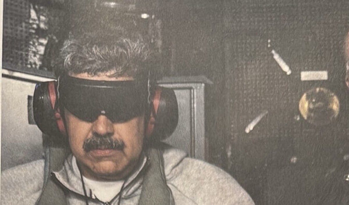 Trump opublikował zdjęcie pojmanego Maduro