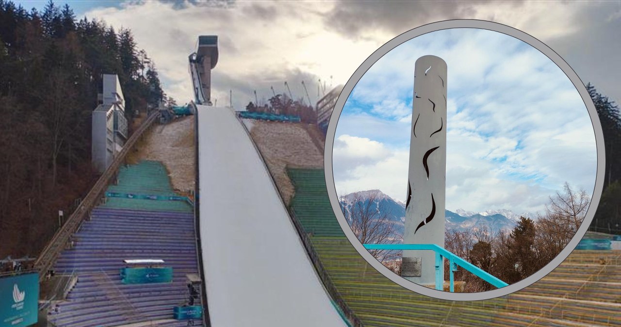 wiadomości,aktualności,Interia Ten pomnik przypomina o wielkiej tragedii na skoczni w Innsbrucku. Zginęło kilka osób