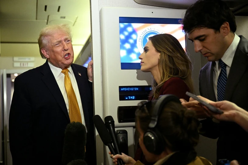 Zanim Trump opuścił Chiny, delegacja zniszczyła telefony i prezenty