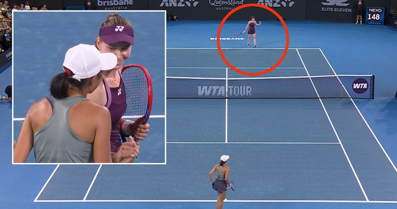 Tak Rybakina odpowiedziała Sabalence. Było już 1:4 w drugim secie w Brisbane