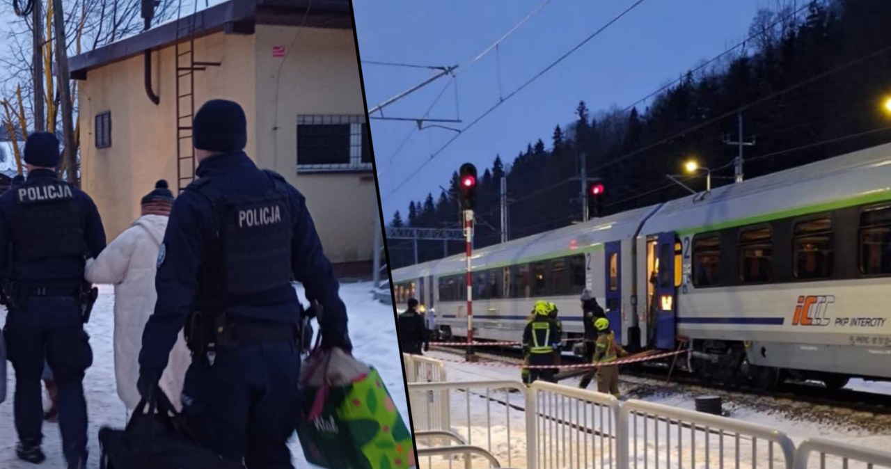 Biały Dunajec. Tragedia na stacji kolejowej. Musieli ewakuować 650 osób