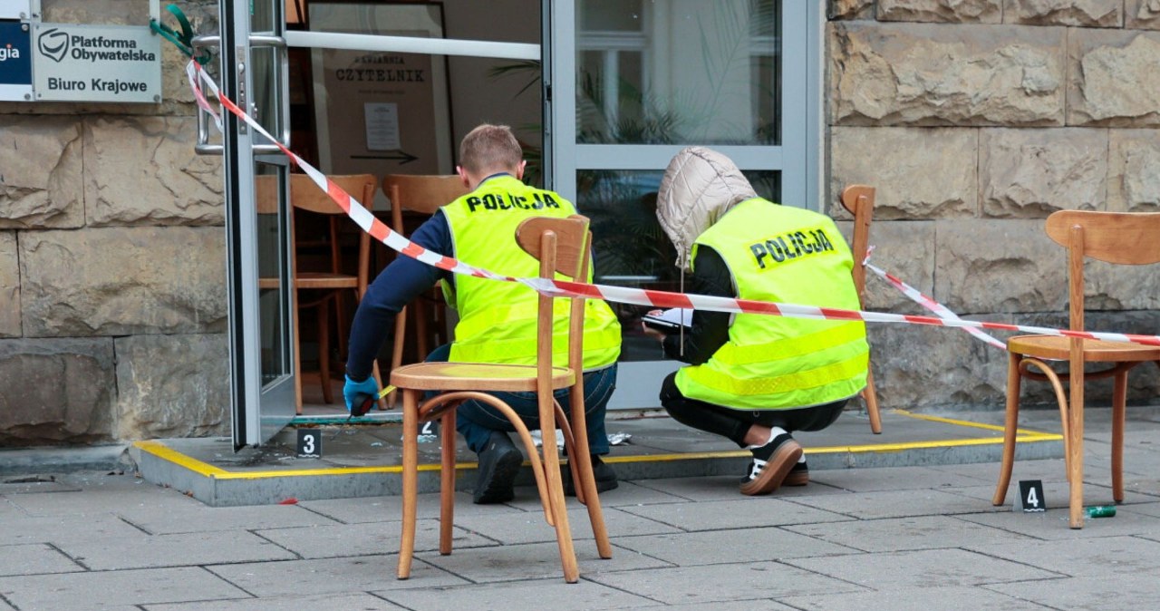 Próbował podpalić biuro PO. Jest ruch prokuratury wobec Krzysztofa B.