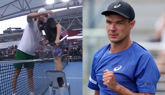 44 asy w meczu nie wystarczyły. Wielkolud stanął na drodze Polaka w Brisbane