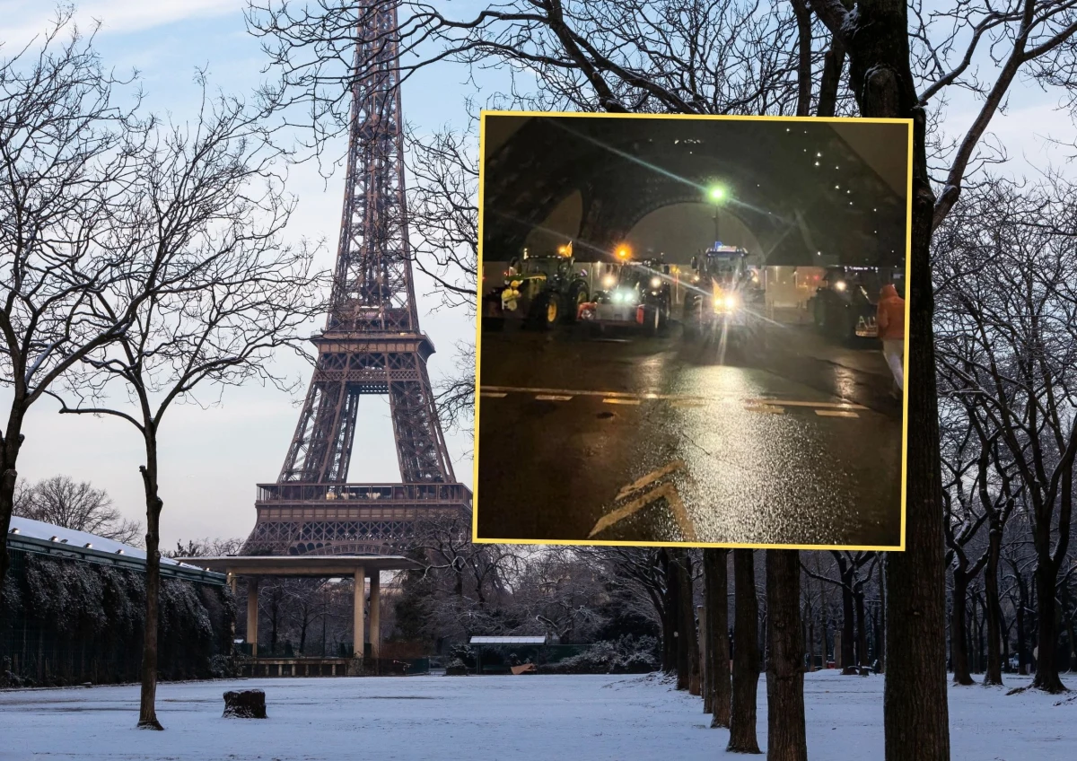 ​Rolnicy z południowej Francji w czwartek rano wjechali kilkudziesięcioma traktorami na ulice Paryża, aby zaprotestować przeciw planowanemu zawarciu umowy handlowej między Unią Europejską a południowoamerykańskim blokiem Mercosur - podała agencja AFP. Część pojazdów zaparkowała pod Wieżą Eiffla.