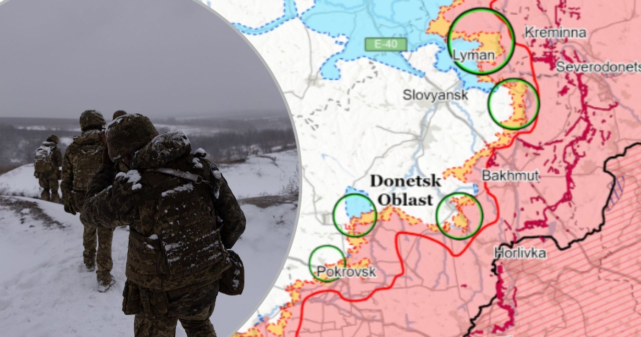 Dwa ważne miasta pod presją. Kilkaset starć na froncie w jeden dzień