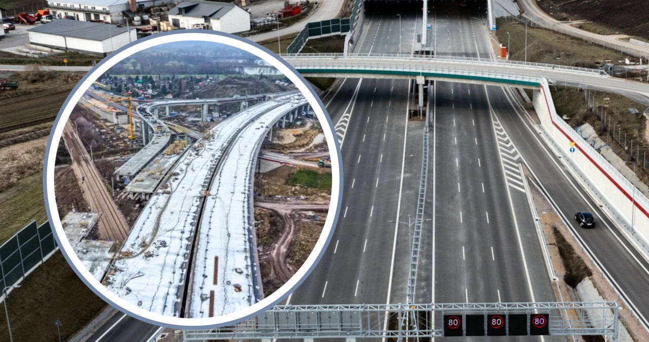 Śnieg pokrzyżował plany. Nowego zjazdu z obwodnicy Krakowa nie będzie