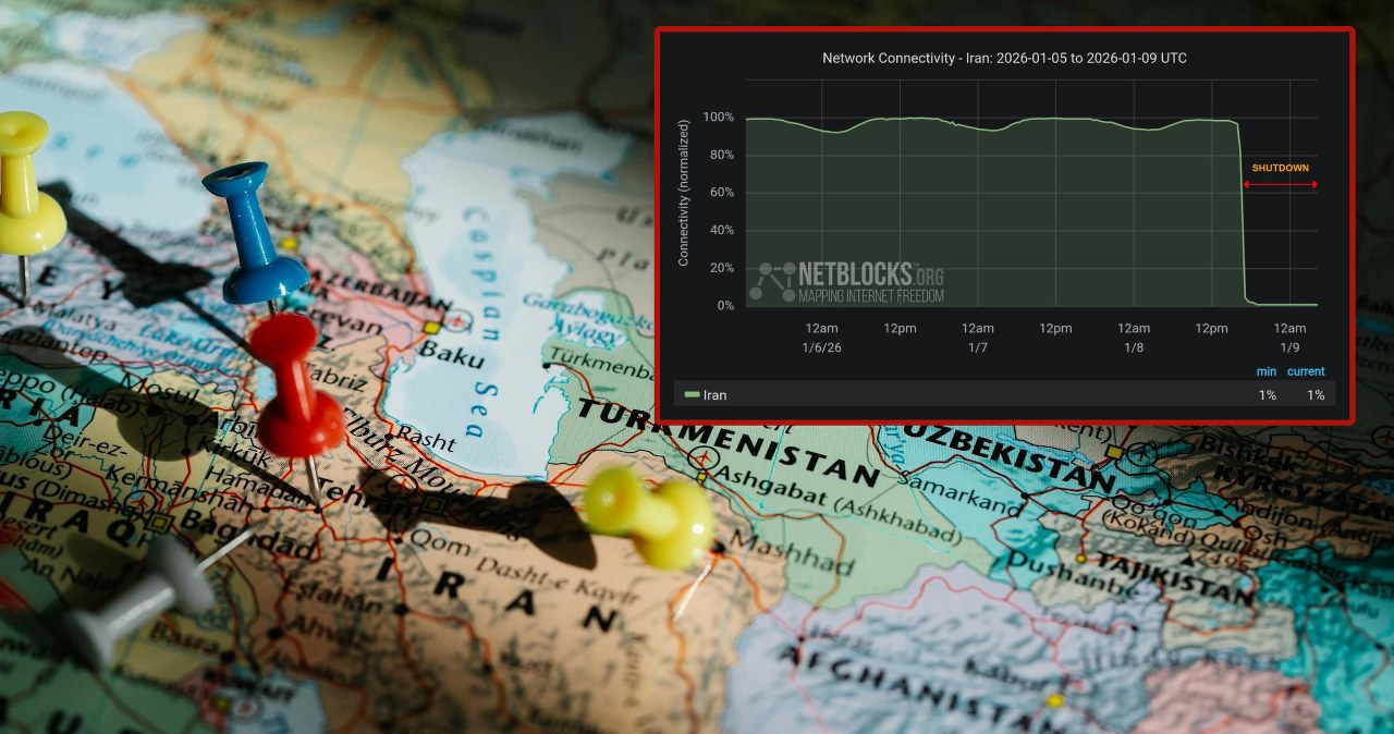 Iran wyłączył internet w całym kraju. To odpowiedź na protesty