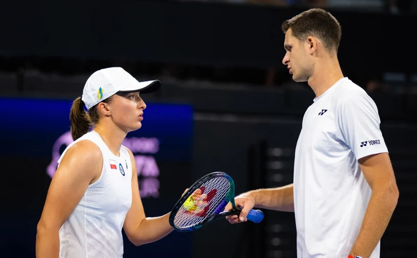 Iga Świątek bezbłędna, a tu taka wpadka Hurkacza. Wszystko się nagrało