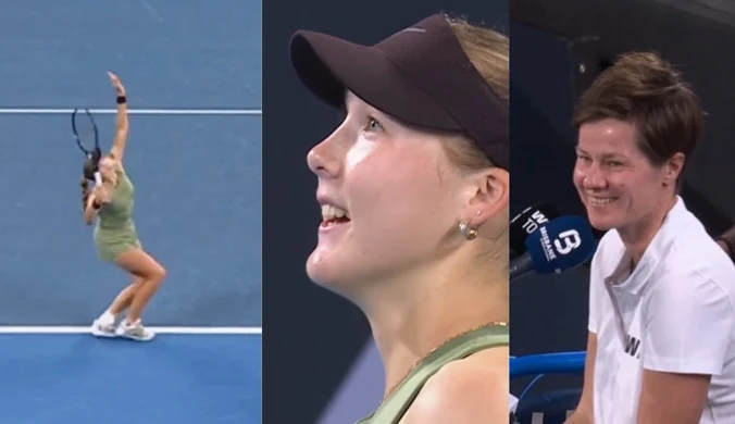 Niebywałe sceny w Brisbane. Rosjanka oszołomiona. Kibice wyli ze śmiechu