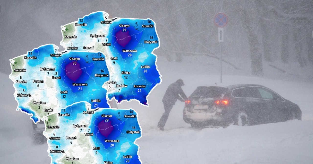 Nowe śnieżyce ruszyły ku Polsce. Wiemy, kiedy i gdzie konkretnie dotrą