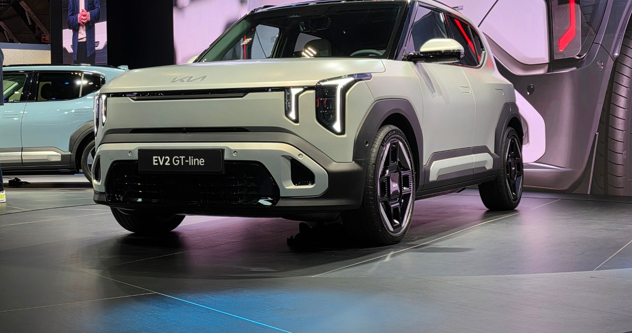 Kia EV2 to mały, tani SUV z nietypową tylną kanapą. Kiedy w salonach?