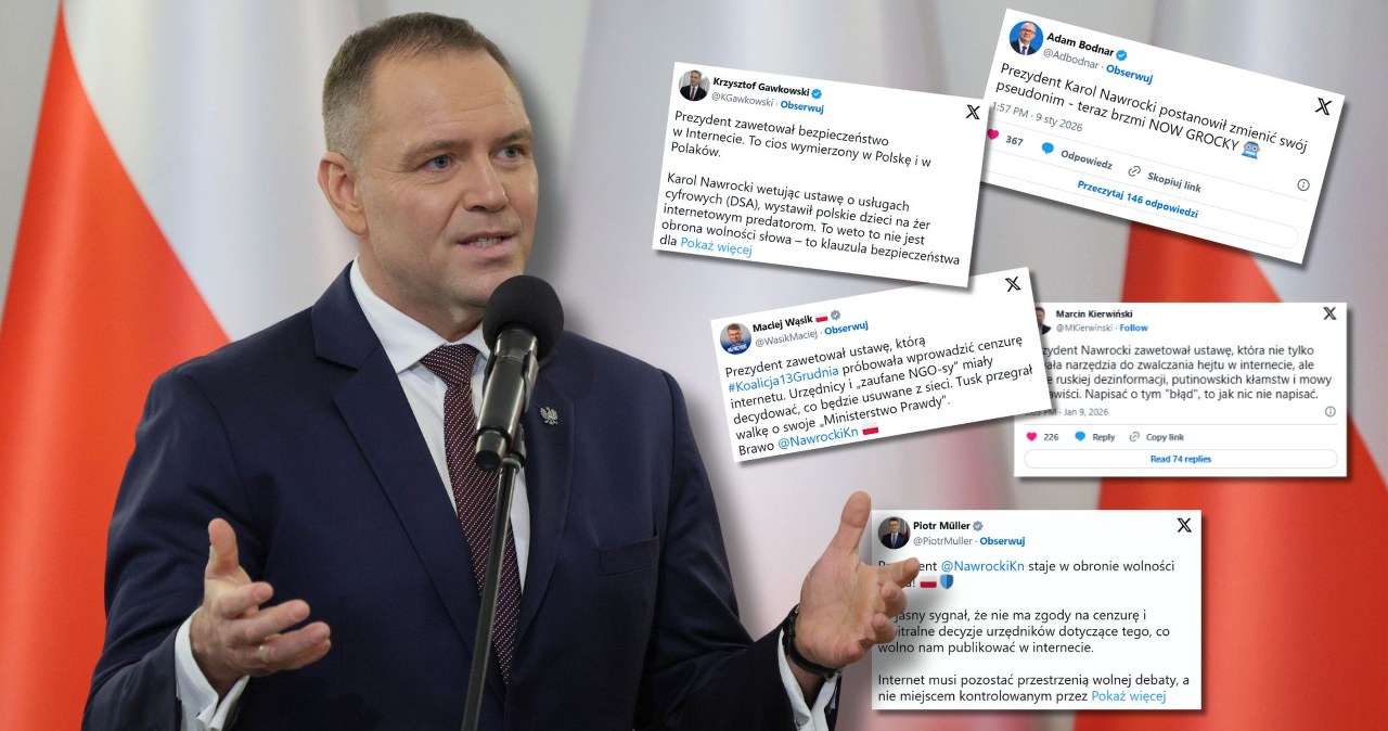 Fala komentarzy po wecie prezydenta. "Obiecał kiedyś Konfederatom"