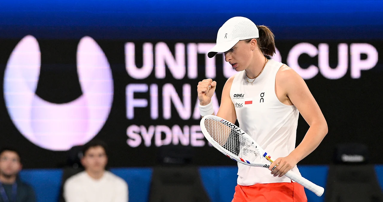 Iga Świątek - Belinda Bencić w finale United Cup. Relacja na żywo