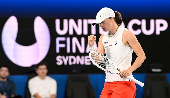 Iga Świątek - Belinda Bencić w finale United Cup. Relacja na żywo