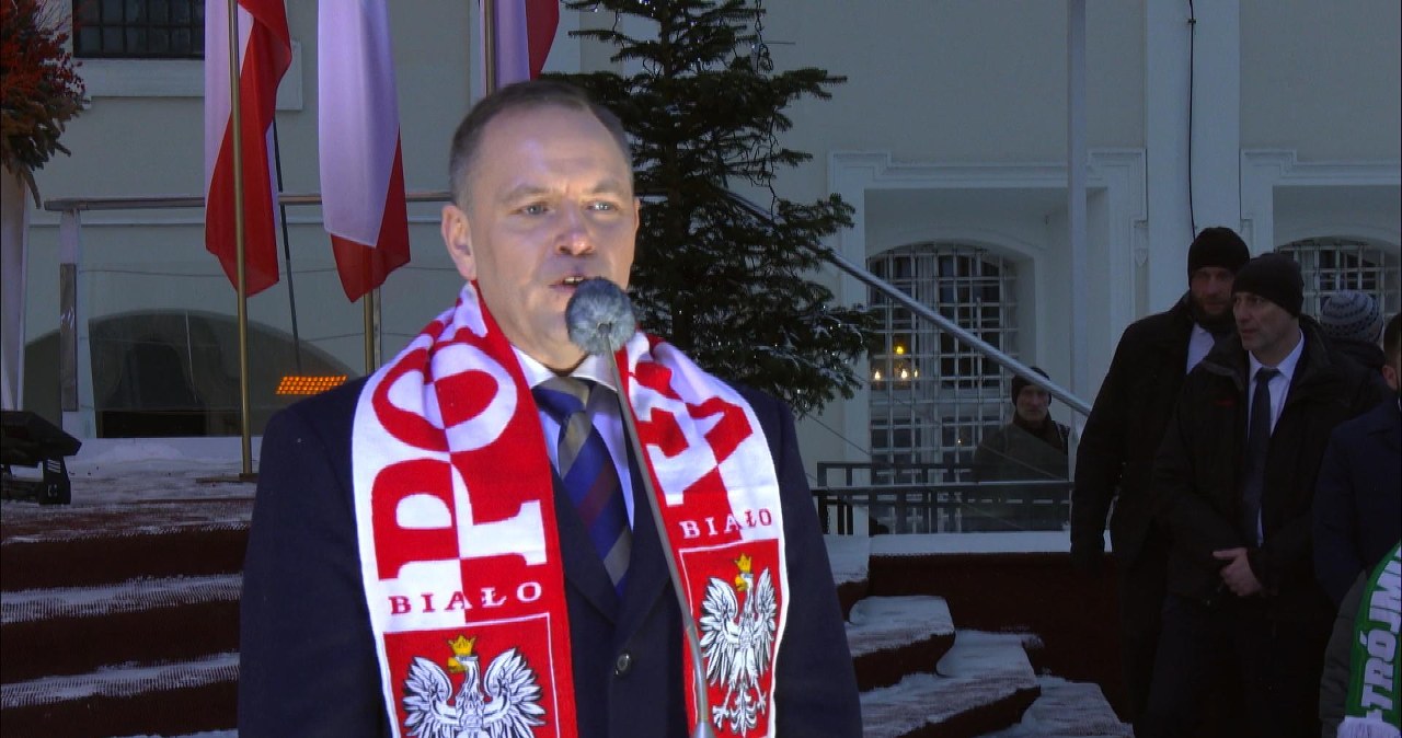 Prezydent na Jasnej Górze. Przemówił do kibiców: Jestem jednym z was