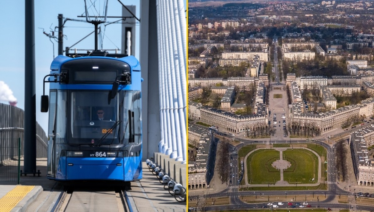 Finisz prac na Placu Centralnym w Krakowie. Kiedy tramwaje wrócą na stałe trasy?