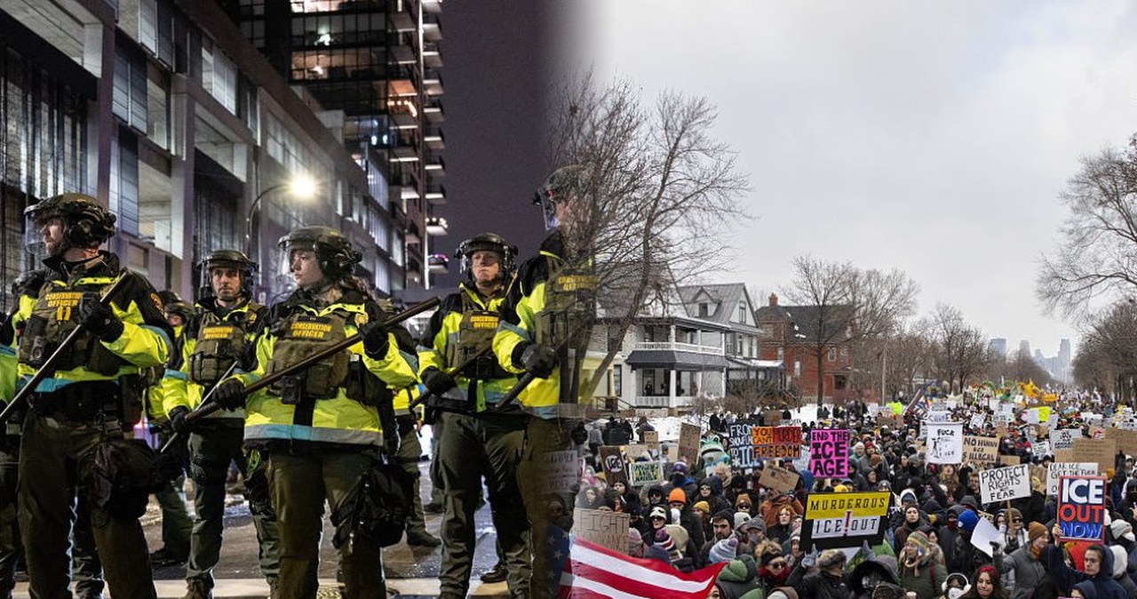 Rząd ściąga do Minnesoty posiłki. Setki funkcjonariuszy w drodze