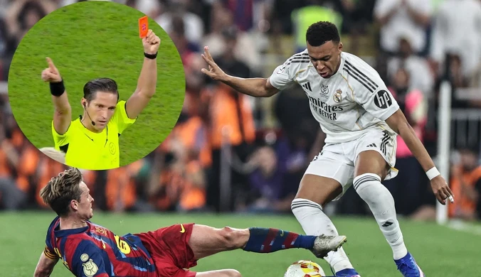 Kapitan Barcy wyrzucony z boiska! Ostry faul na Mbappe, sędzia się nie wahał