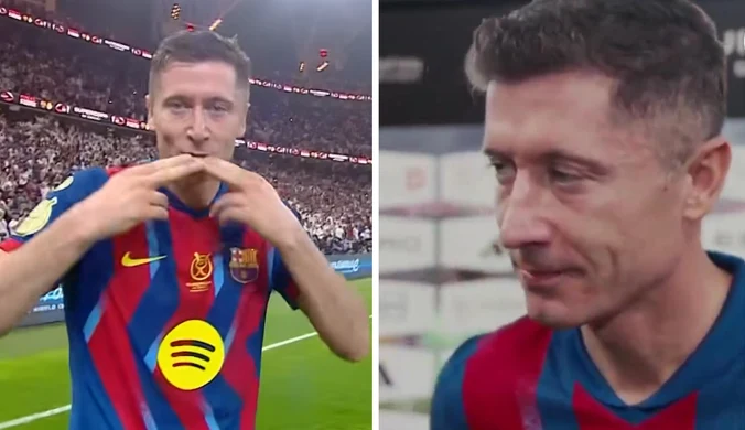 Lewandowski zaskoczony. Ogłosił to tuż po meczu. "Nie martwcie się"