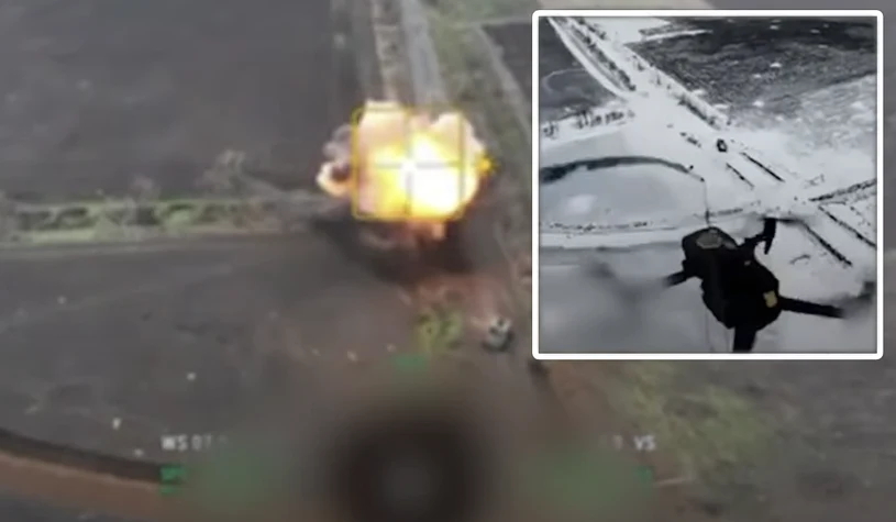 Łapią je… na wędkę! Ukraińcy mają nowy sposób przechwytywania dronów