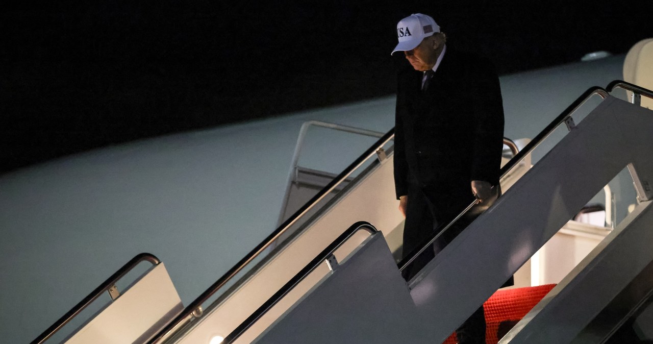 Tajemniczy przedmiot zakłócił podróż Trumpa. Wdrożono środki ostrożności