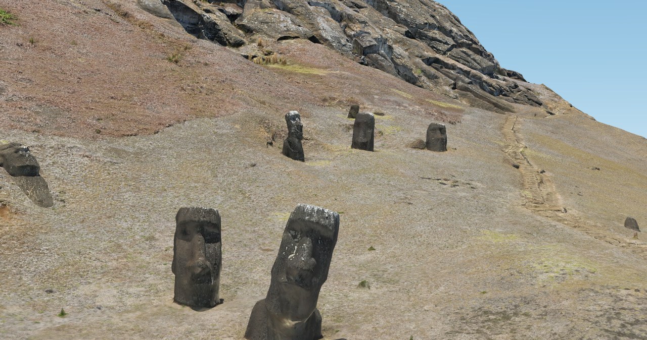 Wyspa Wielkanocna online. Poznaj moai i kamieniołom z bliska
