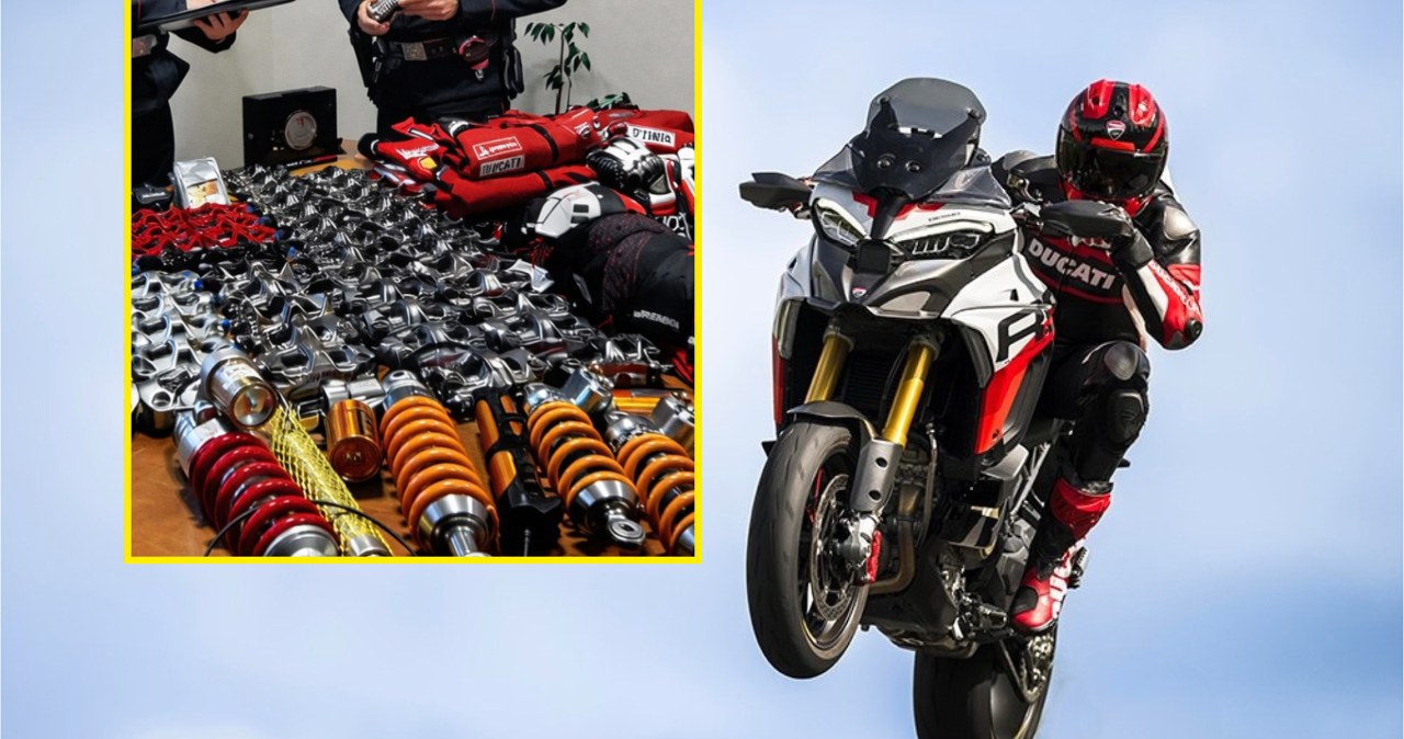 Okradł fabrykę Ducati na 850 tys. zł. Pracował jako elektryk