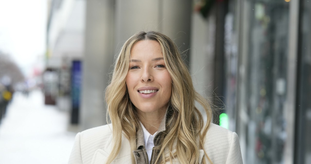 Chodakowska w zimowej stylizacji. Patrzcie na płaszcz. Prawdziwy hit