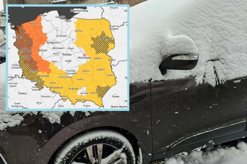 Alerty w prawie całym kraju. Sypnie śniegiem i będzie ślisko