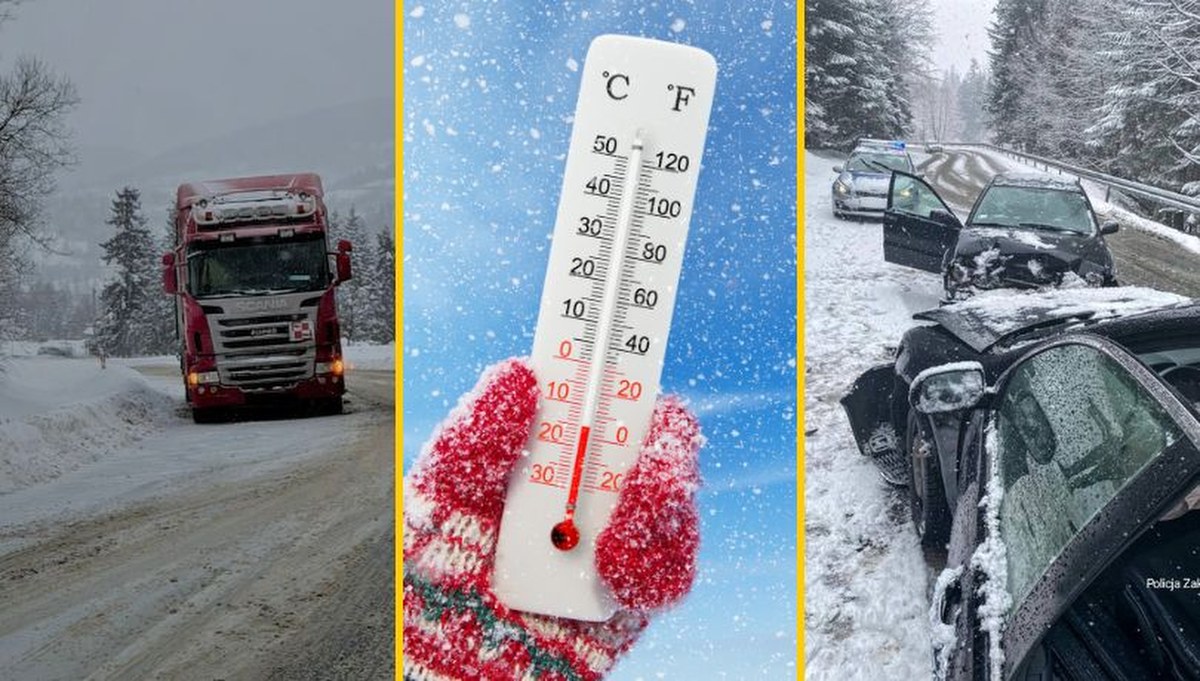 Zamrożona i biała Polska. IMGW ostrzega przed ekstremalnymi warunkami