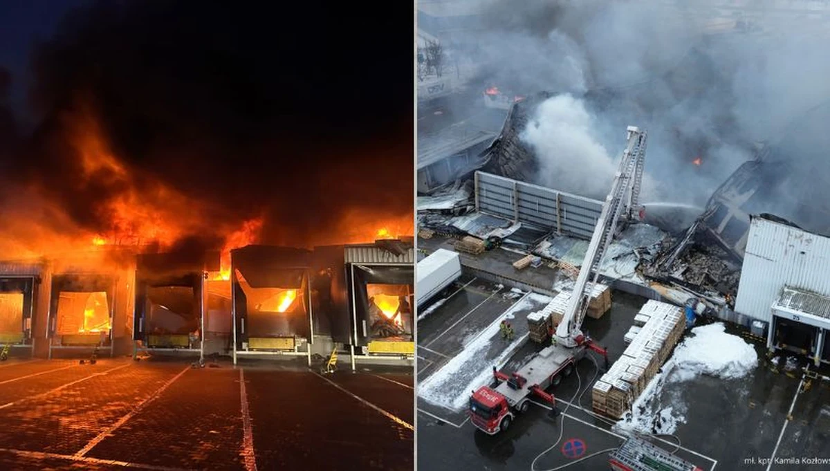 Śledczy ujawniają nowe szczegóły dotyczące gigantycznego pożaru hali spedycyjnej w Tarnowie Podgórnym koło Poznania. Według najnowszych ustaleń to przesyłka z bateriami do hulajnóg była jedynym źródłem ognia, który strawił obiekt o powierzchni niemal 11 tysięcy metrów kwadratowych.