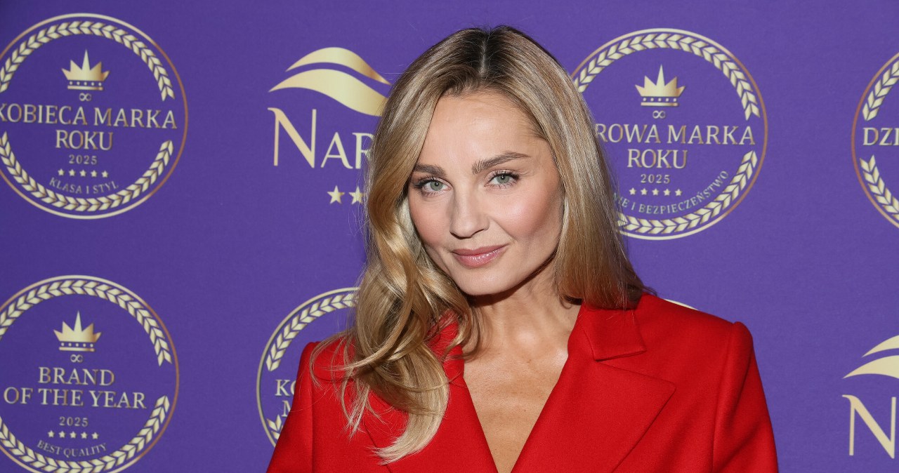 Małgorzata Socha w czerwieni na Gali Marki Roku 2025. Jak topmodelka