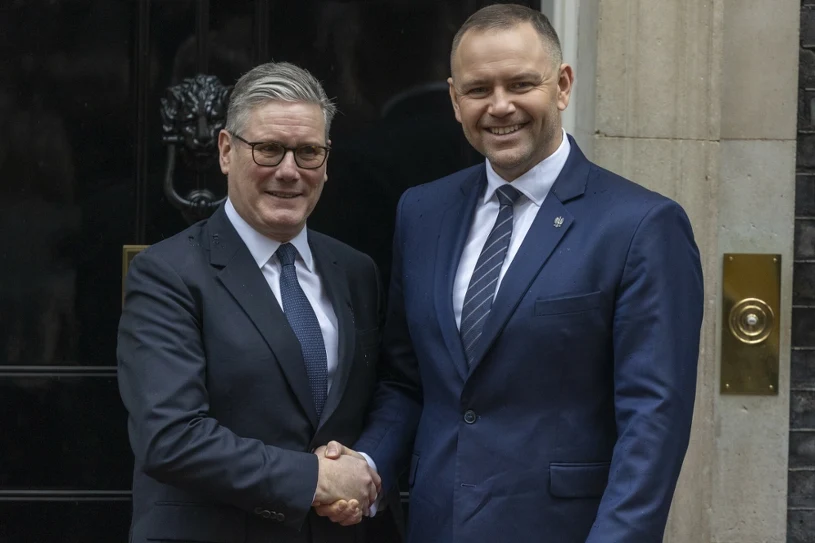 Nawrocki spotkał się z brytyjskim premierem. Rozmawiali o bezpieczeństwie