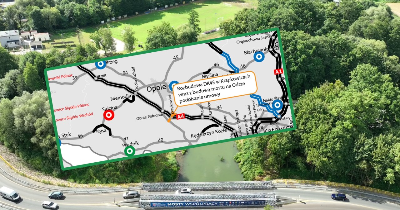 181 mln zł na DK45. Po powodzi powstanie nowy most na Odrze