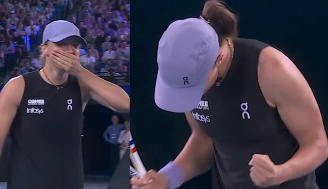 Kuriozum w Australii. Triumf Świątek w 16 sekund. Na stole milion dolarów