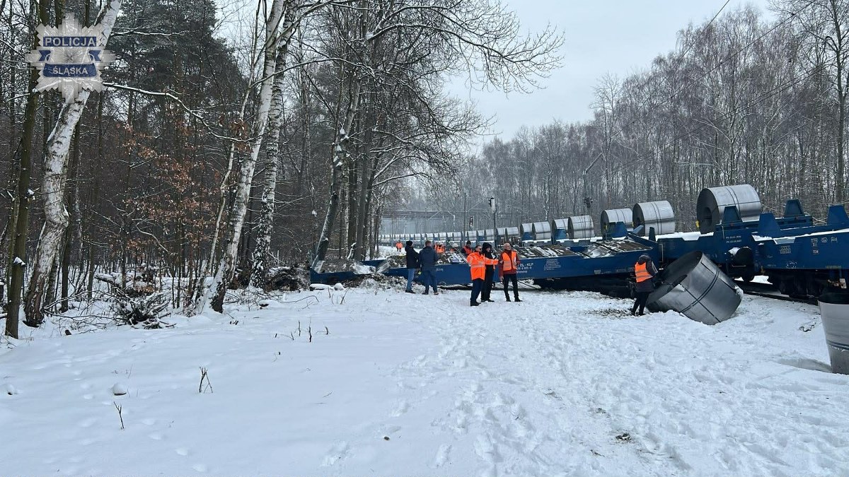W Katowicach wykoleił się wagon. Wstępne ustalenia policji