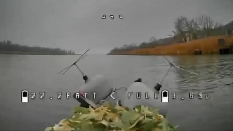 Rosjanie minują Dniepr dronami Sirius-82